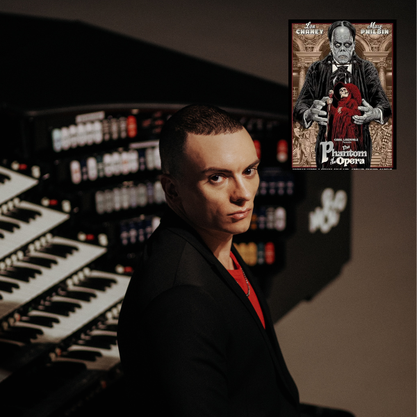 Cameron Carpenter plays “The Phantom of the Opera” 1925 classic film
