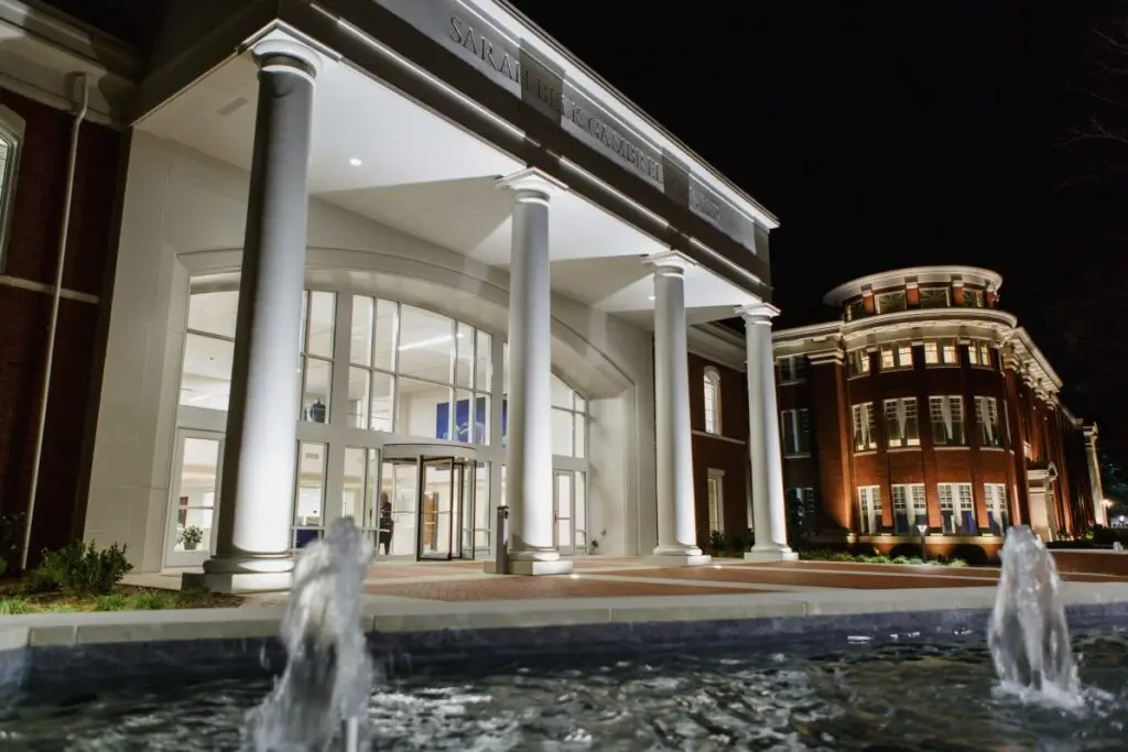 Gambrell Center at Night
